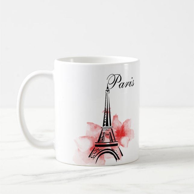 Mug Tour Eiffel romantique Paris (Gauche)