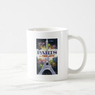 Mug Tour Eiffel vintage Paris Air Travel