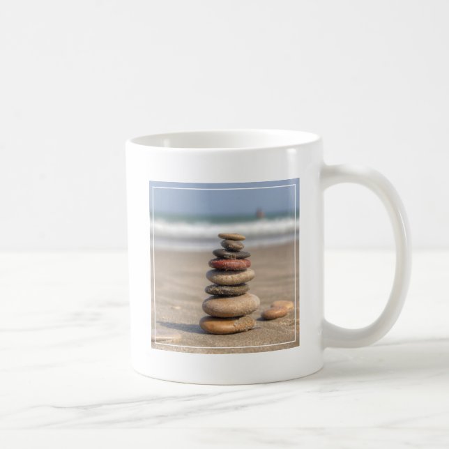 Mug Tour en pierre sur la plage (Droite)