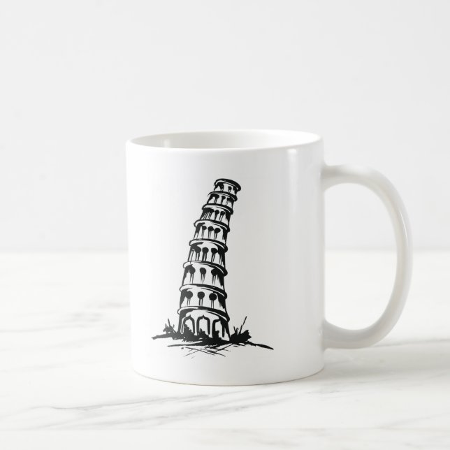 Mug Tour penchée de Pise (Droite)