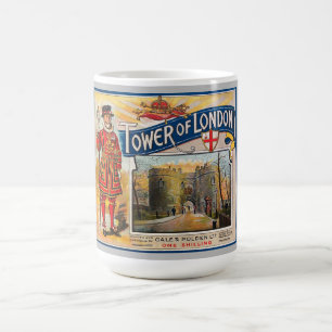 Mug TOUR vintage LONDRES 1920 BROCHURE ART