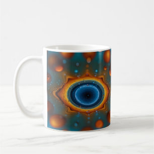 Mug Tourbillon de Couleurs : Danse Abstraite d'Huile e