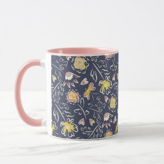 Mug Tourbillon floral
