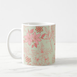 Mug Tourbillon rose vert Y2K printemps et été