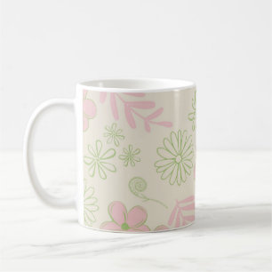 Mug Tourbillon rose vert Y2K printemps et été