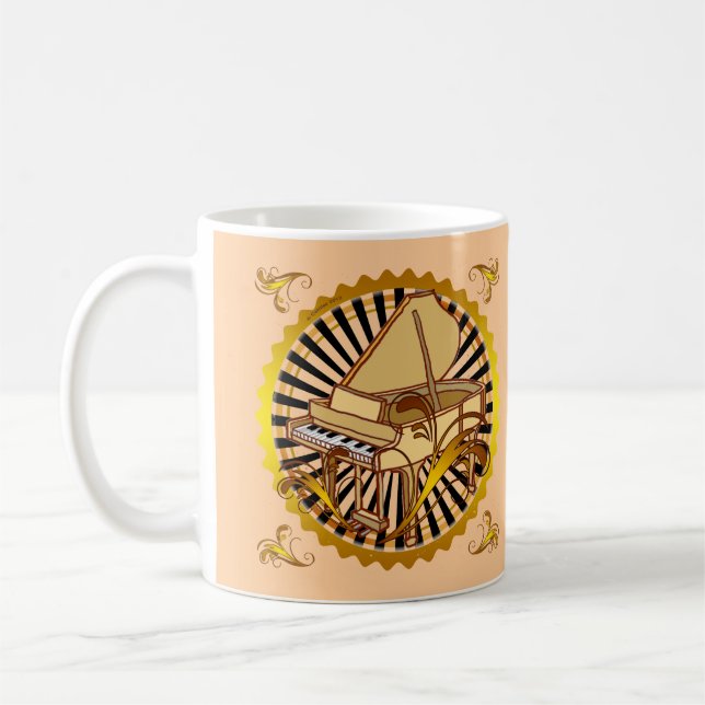 Mug Tourbillons de piano (Gauche)