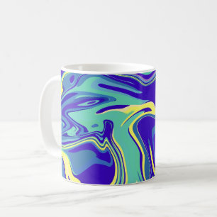 Mug Tourbillons Océaniques Abstraits