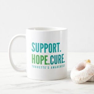 Mug tourette de soutien espoir de guérison conscience