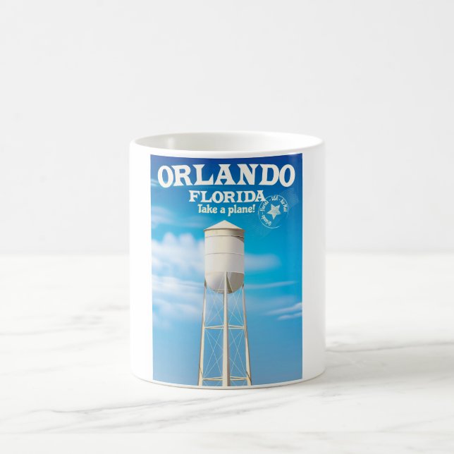 Mug Tourisme d'Orlando, Floride tour d'eau impression. (Centre)