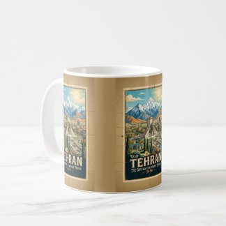 Mug Tourisme Iran Tour Azadi & Monts Alborz Affiche