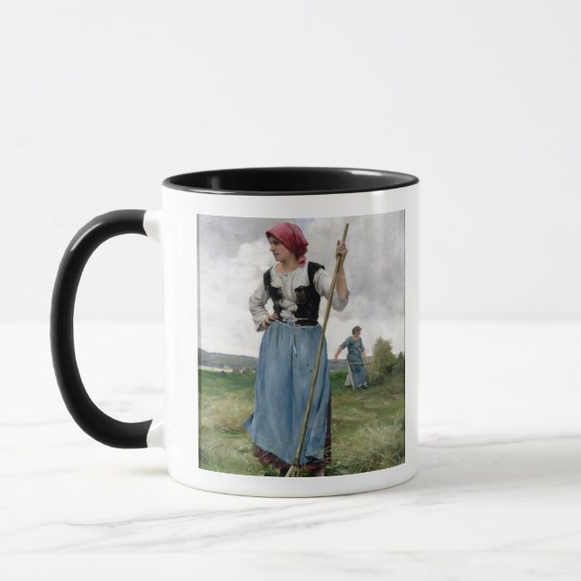 Mug Tournant le foin (huile sur la toile) (Gauche)