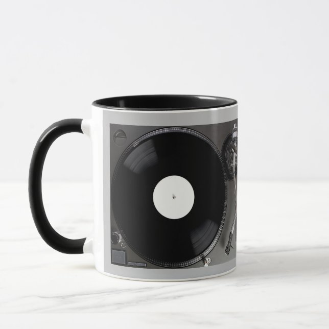 Mug Tourne-disque pour l'audiophile (Gauche)
