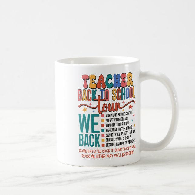 Mug Tournée de rentrée des classes pour les enseignant (Droite)