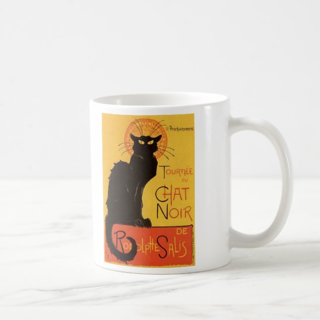 Mug Tournée du Conversation Noir, Steinlen Chat noir V (Droite)