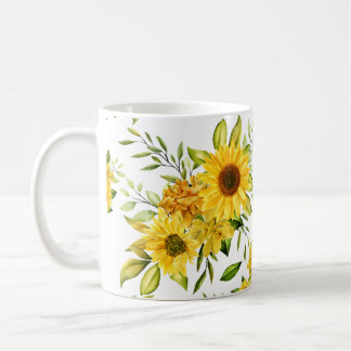 Mug Tournesol à l'aquarelle 8