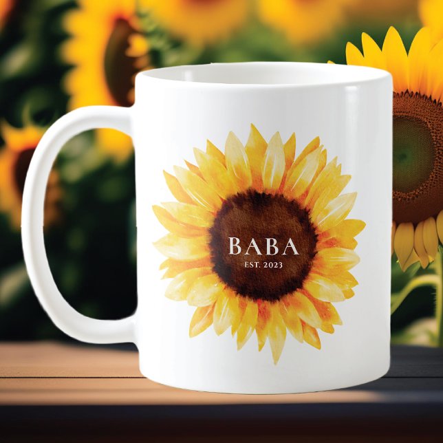 Mug Tournesol Baba (Créateur téléchargé)