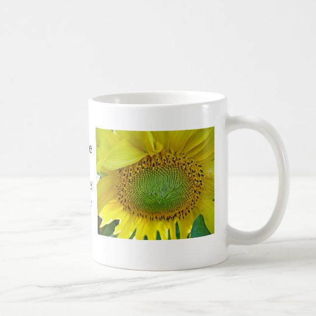 Mug Tournesol de mouton, "Bonne journée* (Droite)