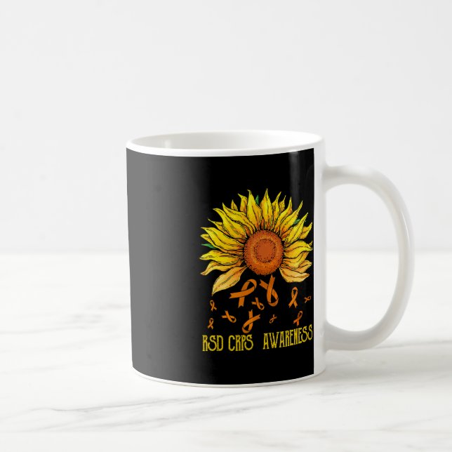 Mug Tournesol de sensibilisation RSD CRPS (Droite)