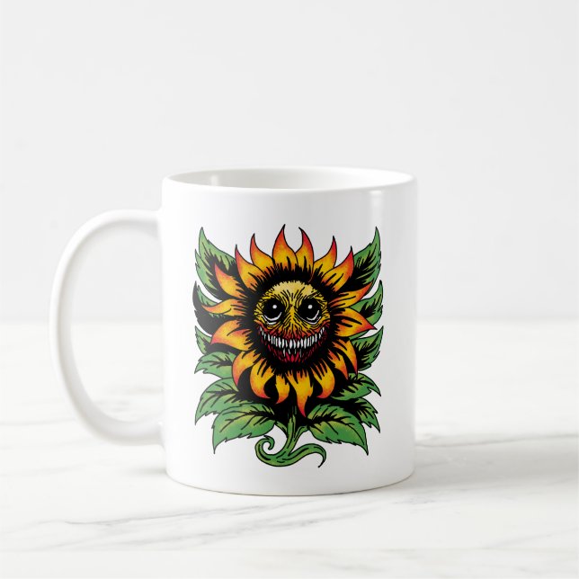 Mug Tournesol Effrayant (Gauche)