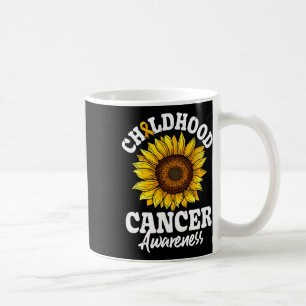 Mug Tournesol Enfance Cancer Sensibilisation Ruban Fem