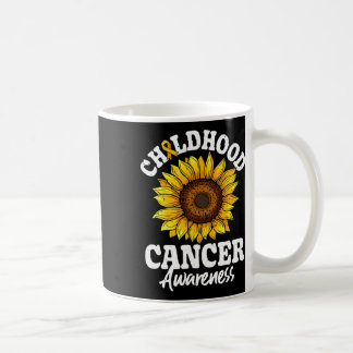 Mug Tournesol Enfance Cancer Sensibilisation Ruban Fem