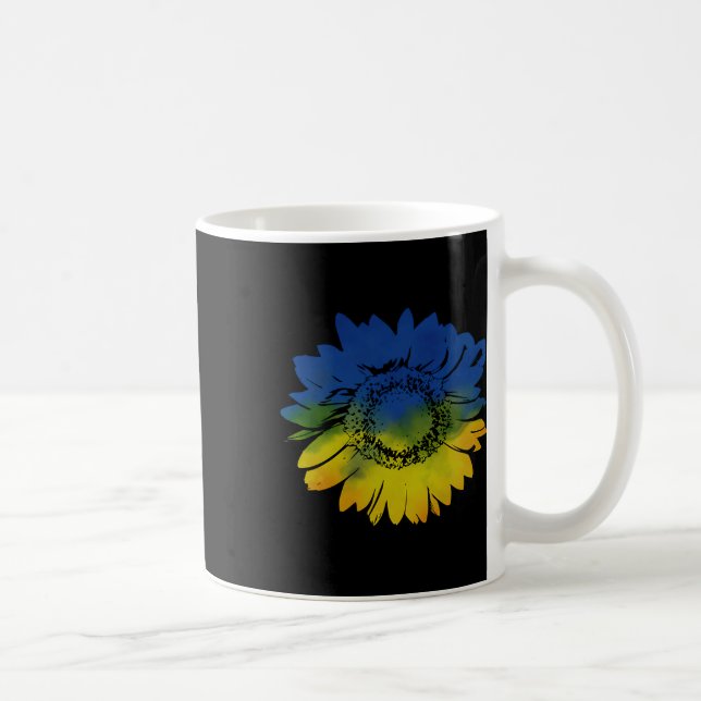 Mug Tournesol pour les couleurs du drapeau de l'Ukrain (Droite)