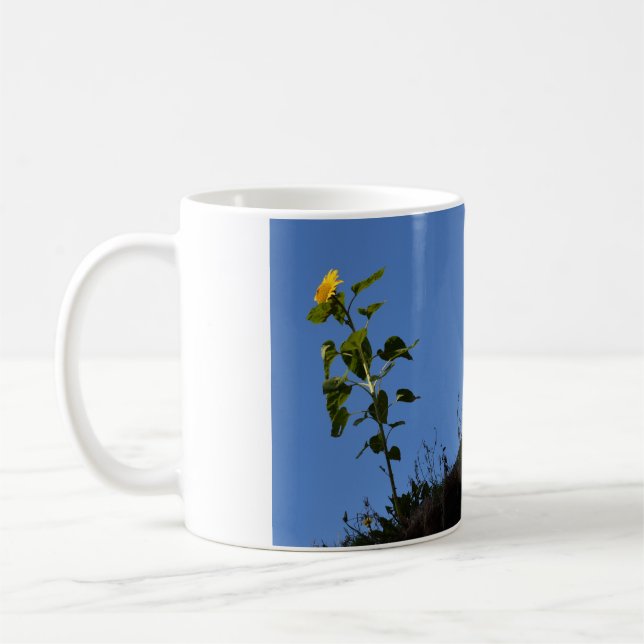 Mug Tournesol sur le toit. (Gauche)