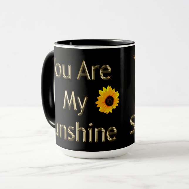 Mug Tournesol Tu Es Mon Soleil, (Devant gauche)