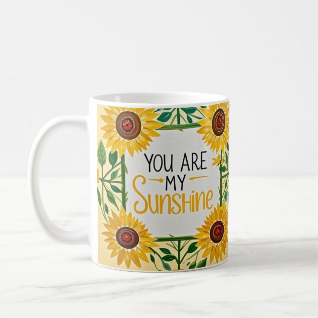 Mug Tournesol Whimsical, Vous Êtes Mon Soleil (Gauche)