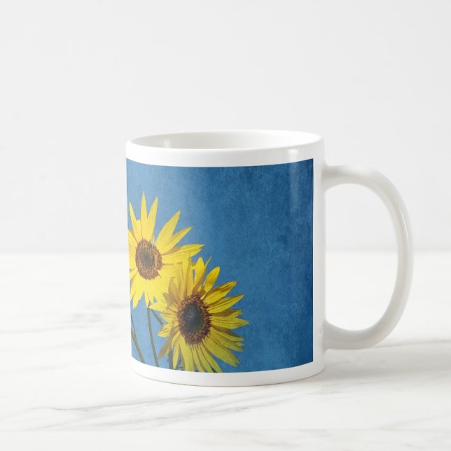 Mug Tournesols Abstraits (Droite)