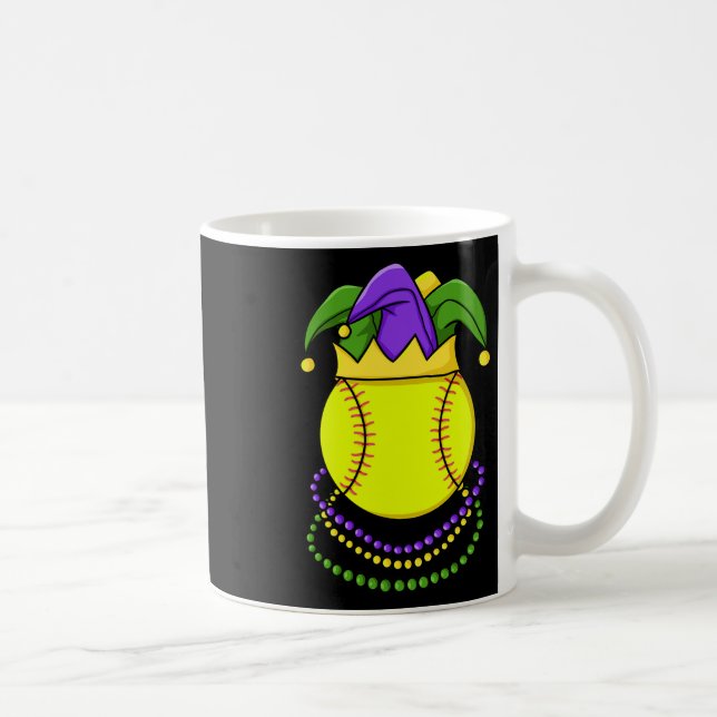 Mug Tournoi de golf sur le thème du carnaval Mardi Gra (Droite)