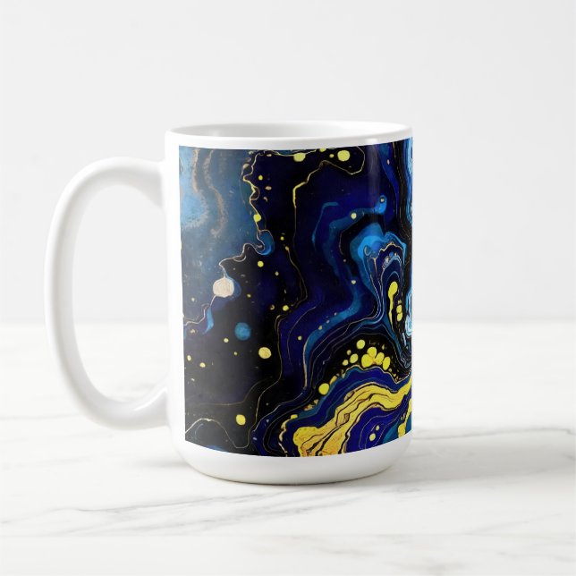 Mug Tournoyants de bleu et d'or 4 (Gauche)