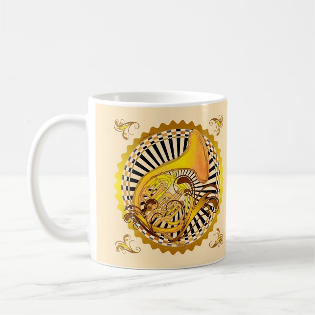 Mug Tournures de cor d'harmonie (Gauche)