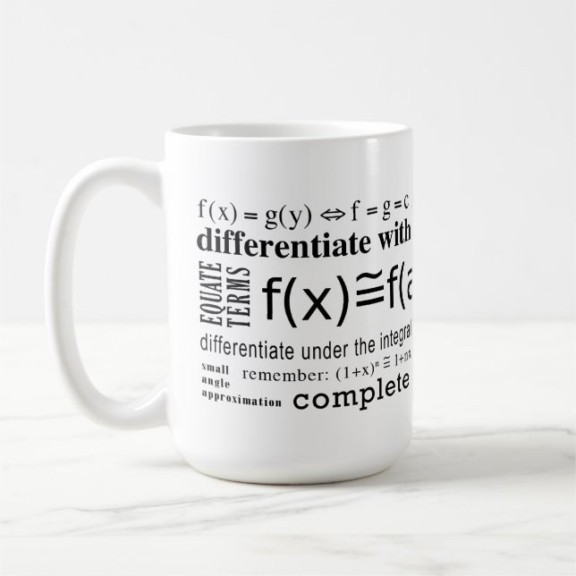 Mug Tours de maths (Gauche)