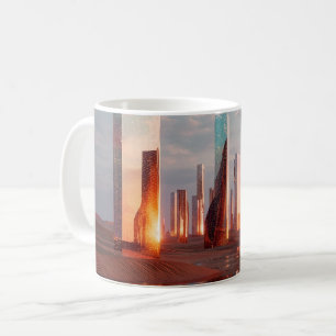 Mug Tours Miroirs Surréalistes Futuristes Dans Le Dése