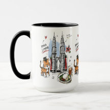 Tours Petronas de Kuala Lumpur mignonnes - Art doo