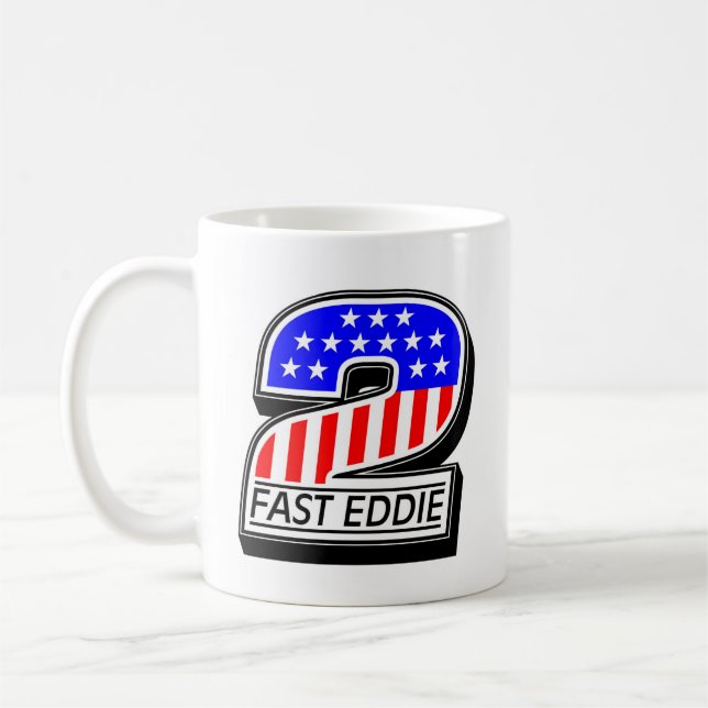 Mug Tous les blanc et bleu rouges américains 2 Eddie (Gauche)