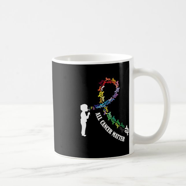 Mug Tous les cancers comptent pour la sensibilisation  (Droite)