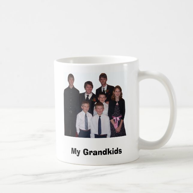 Mug Tous les cousins instruits, "mes Grandkids " (Droite)