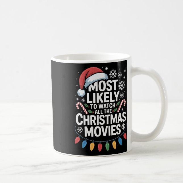Mug Tous Les Films De Noël Les Plus Susceptibles De Re (Droite)