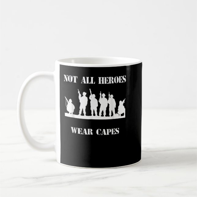 Mug Tous les héros ne portent pas les capotes Anciens  (Gauche)
