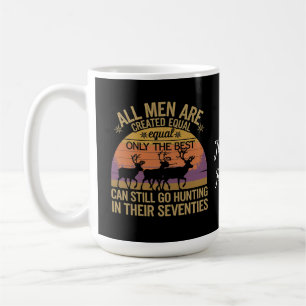 Mug Tous les hommes égalent Go Chasse 70 Coucher de so