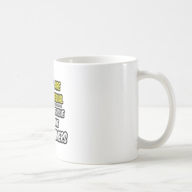Mug Tous Les Hommes Sont Créés Également...Programmeur (Droite)