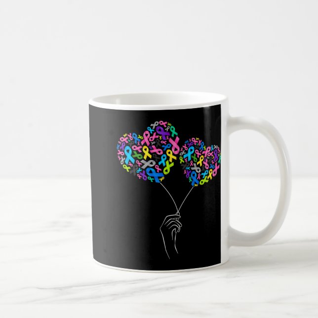 Mug Tous les problèmes de cancer, la sensibilisation C (Droite)