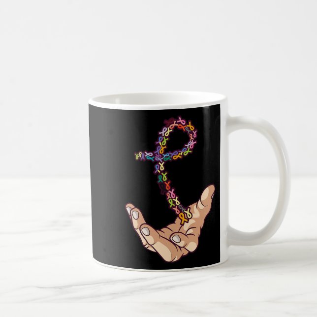 Mug Tous les rubans de la Journée de sensibilisation a (Droite)