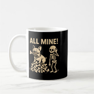 Mug Tous mes os de squelette de chien d'Halloween