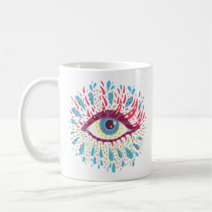 Mug Tous yeux - oeil mal - Trippy Psychedelic