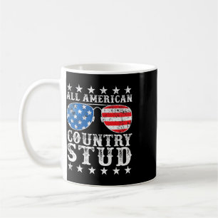 Mug Tout Américain Stud Boy Country 4 juillet Drapeau