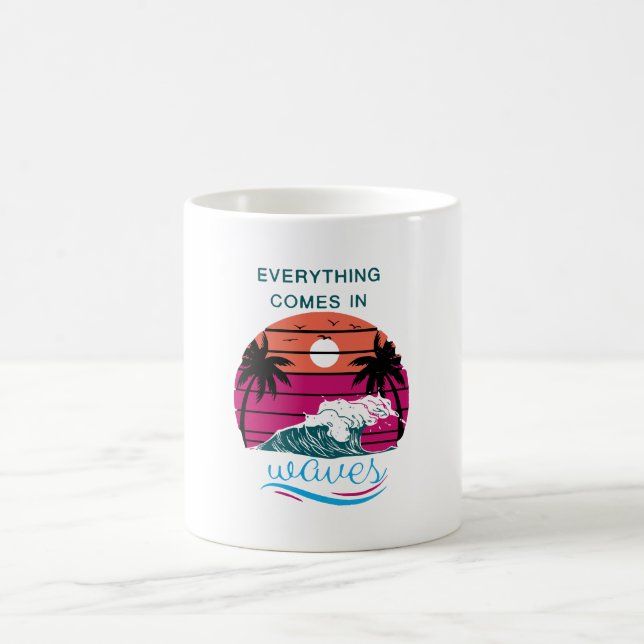 Mug Tout Arrive par Vagues (Centre)