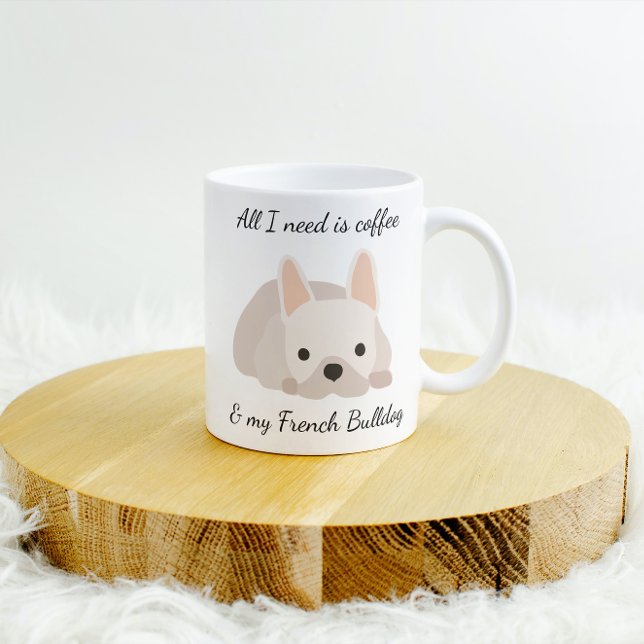 Mug Tout ce dont j'ai besoin c'est du café et de ma cr (Créateur téléchargé)